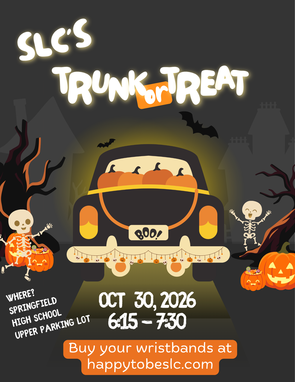 Trunk or Treat Wristband 2026- LIMIT 2 PER SLC STUDENT